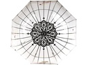 Esschert Design Schirm Vogelkäfig Rosa/Schwarz/Transparent