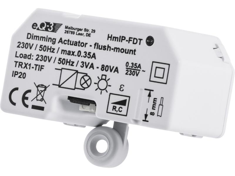 Homematic IP Funk-Dimmaktor Unterputz Phasenabschnitt