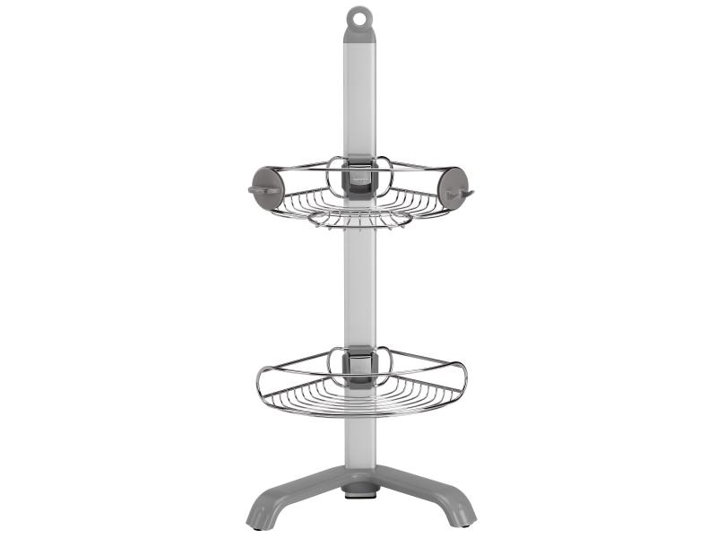 Simplehuman Bad-Utensilienhalter  Eck-Duschcaddy Silber