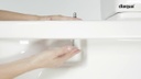 Diaqua Toilettensitz Menton LED Weiss