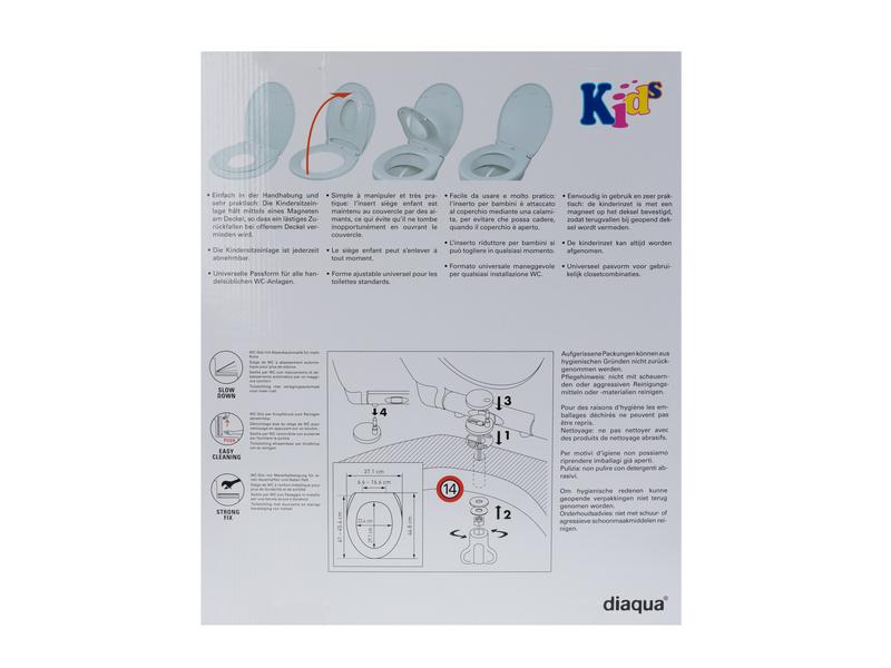 Diaqua Toilettensitz TINO Family Einlage Kinder, Weiss