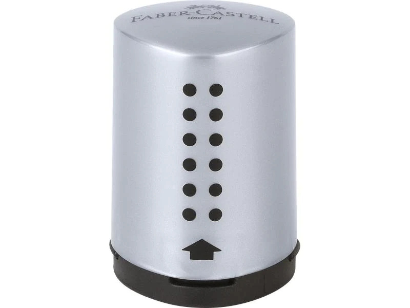 Faber-Castell Spitzer Grip 2001 Mini, Silber