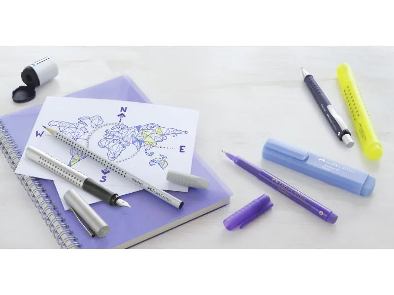 Faber-Castell Spitzer Grip 2001 Mini, Silber