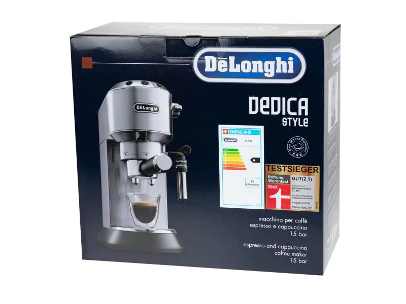 De'Longhi Siebträgermaschine Dedica EC 685.W Weiss