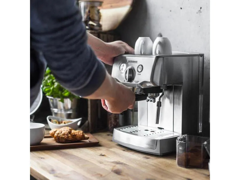 Gastroback Siebträgermaschine Pro Silber