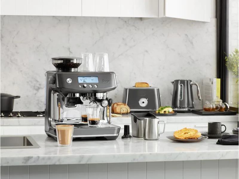 Sage Siebträgermaschine Barista Pro Schwarz/Silber