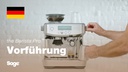 Sage Siebträgermaschine Barista Pro Schwarz/Silber