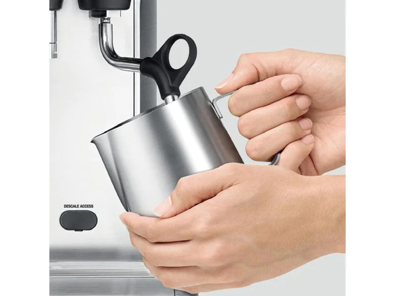Sage Siebträgermaschine Barista Pro Silber