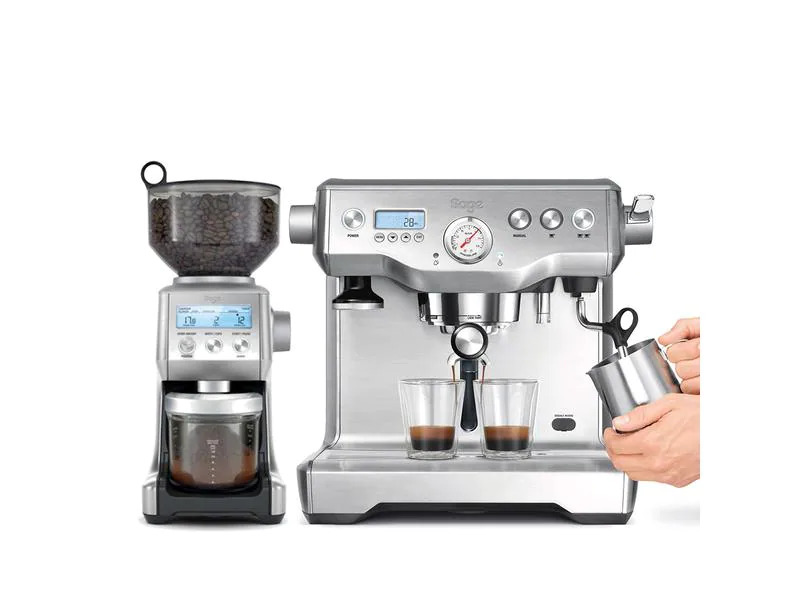 Sage Siebträgermaschine Dynamic Duo Silber