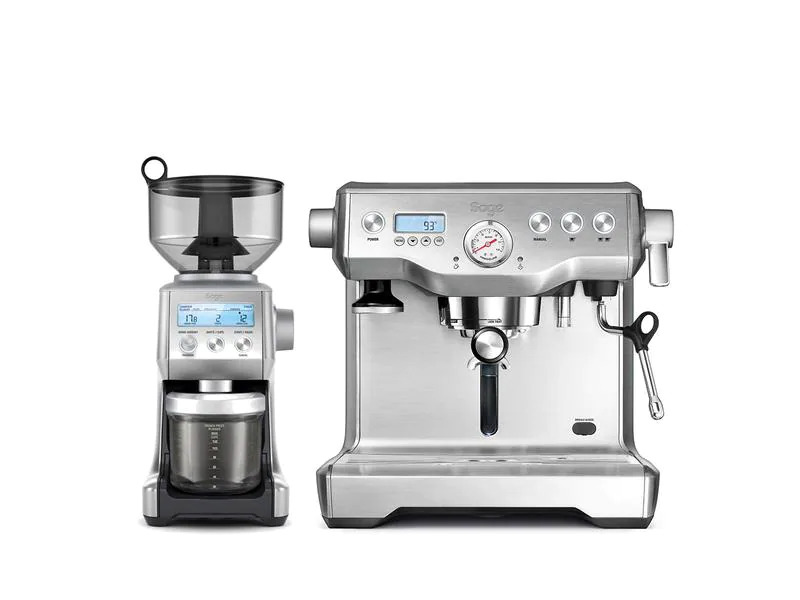 Sage Siebträgermaschine Dynamic Duo Silber