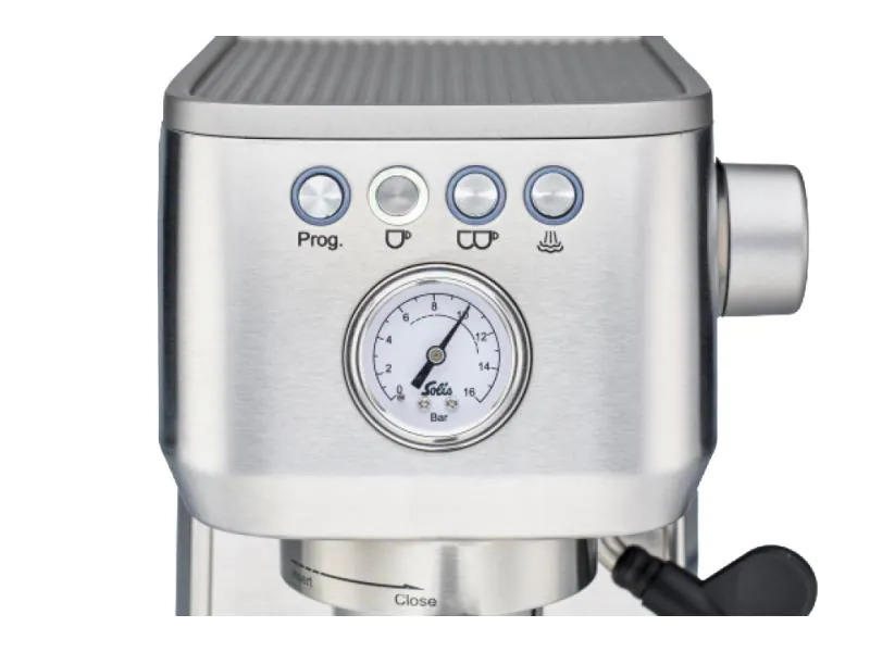 Solis Siebträgermaschine Barista Perfetta Plus Silber