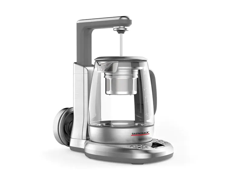 Gastroback Tee- und Wasserkocher Advanced Plus 42440 Silber