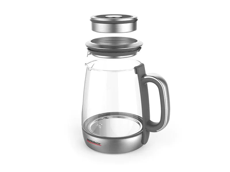 Gastroback Tee- und Wasserkocher Advanced Plus 42440 Silber
