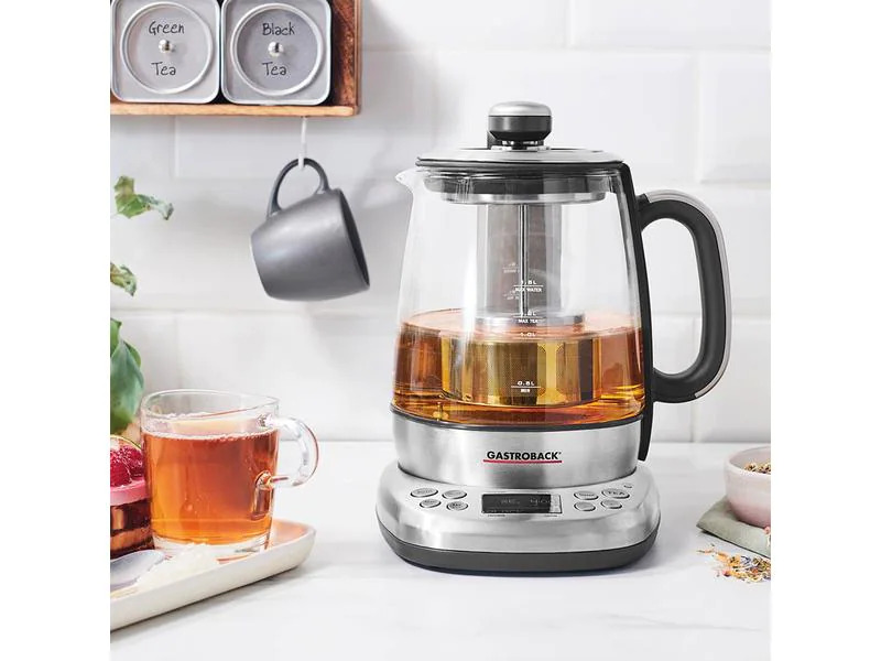 Gastroback Tee- und Wasserkocher Advanced Plus 42440 Silber