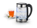 Koenig Wasserkocher 1.7 l, Schwarz/Silber