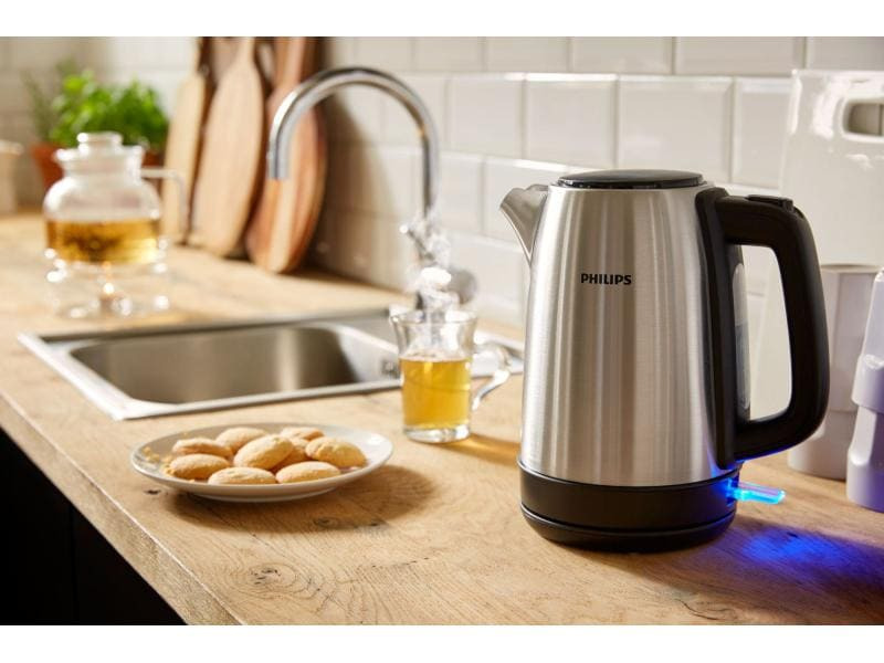 Philips Wasserkocher Daily Collection HD9350/94 1.7 l, Silber