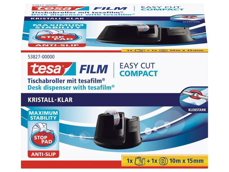 tesa Tischabroller Easy Cut Compact