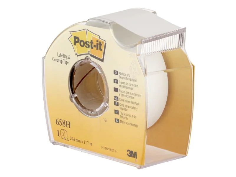3M Beschriftungsband Post-it im Handabroller 25.4 mm x 17.7m