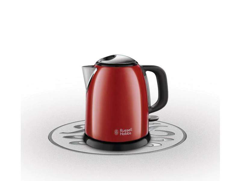 Russell Hobbs Wasserkocher 24992-70 Colours Plus 1 l, Rot/Schwarz