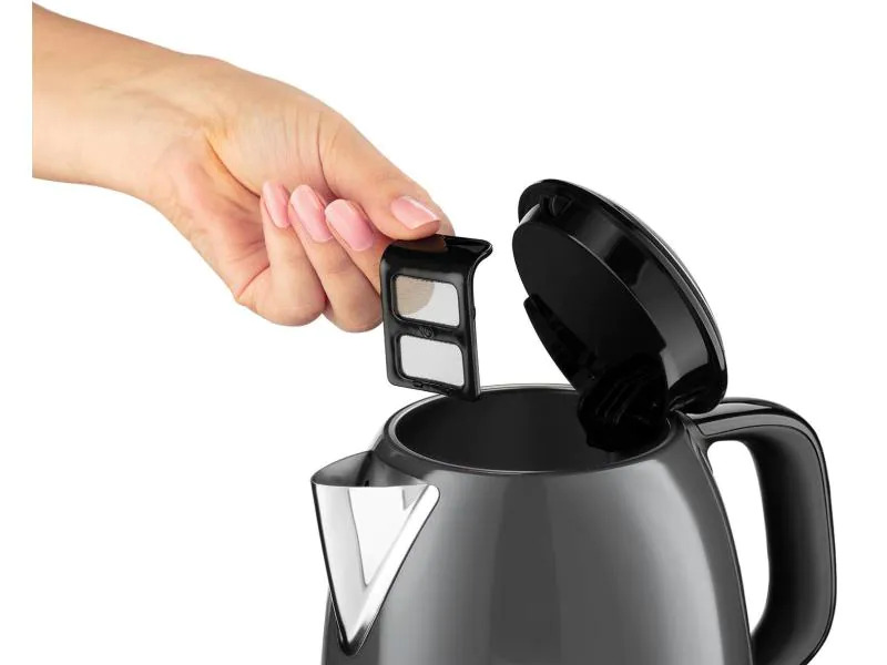 Russell Hobbs Wasserkocher 24993-70 Colours Plus 1 l, Grau/Schwarz