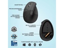 Logitech Ergonomische Maus Lift Left Graphite