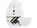 Logitech Ergonomische Maus Lift Off-white