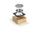 VapoWesp Räucherbox, Hellbraun