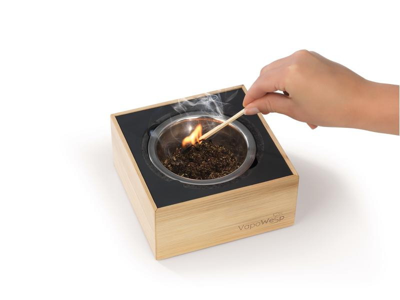 VapoWesp Räucherbox, Hellbraun
