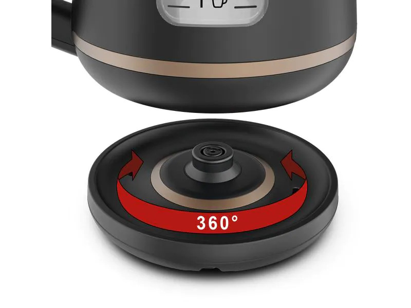 Tefal Wasserkocher Includeo KI5338 1 l, Schwarz