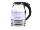 Tristar Wasserkocher WK-3377 1.7 l, Transparent/Silber