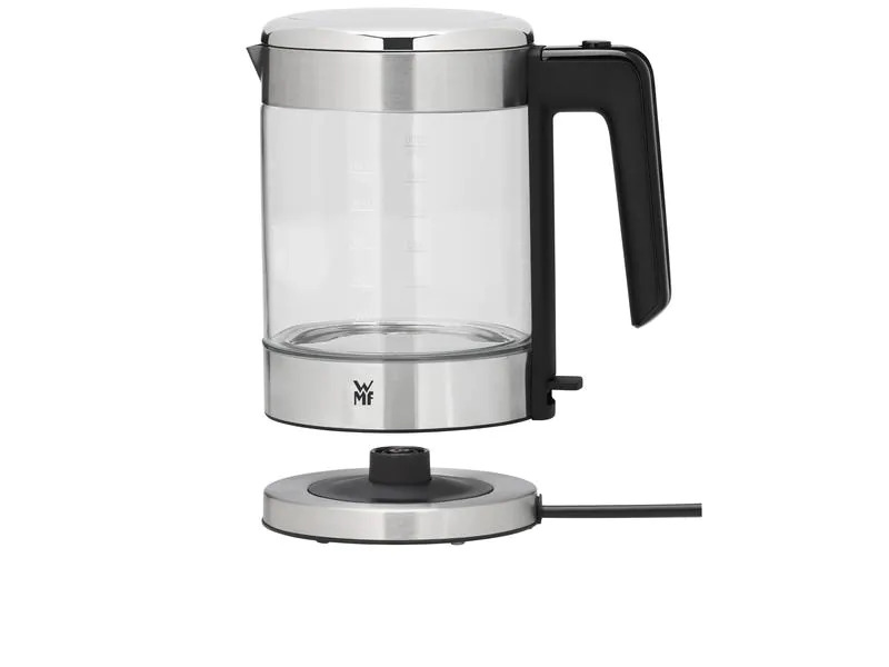 WMF Wasserkocher Küchenminis 1 l, Silber/Transparent