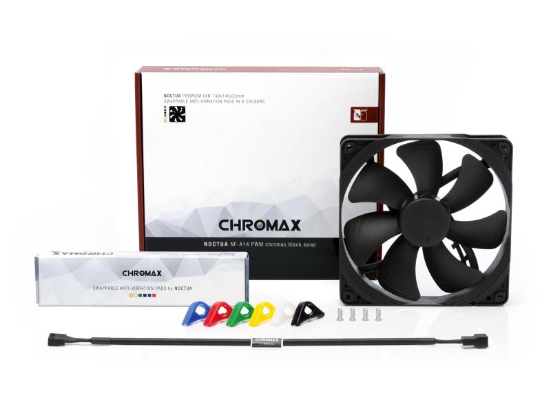 Noctua PC-Lüfter NF-A14 PWM chromax