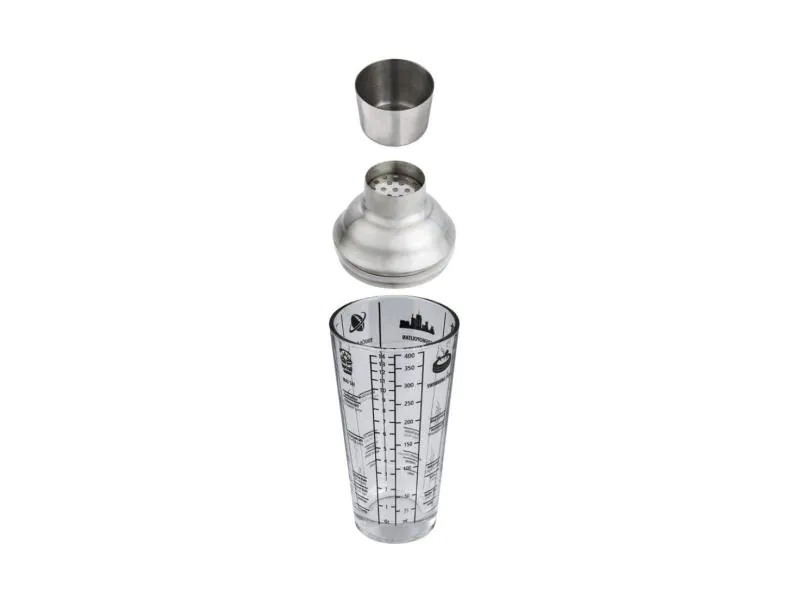 Xavax Drink Mixer Cocktail-Shaker 0.4 l, Transparent