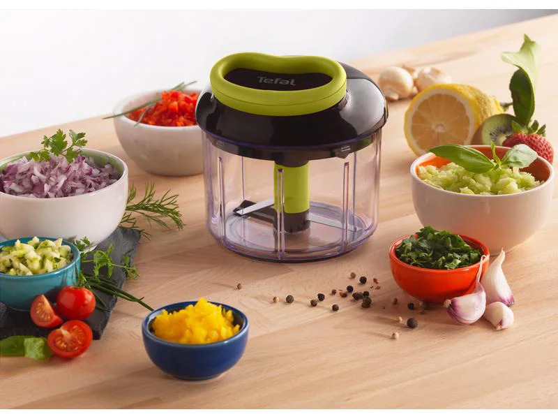 Tefal Hacker Ingenio mit 4 Einsätzen Schwarz