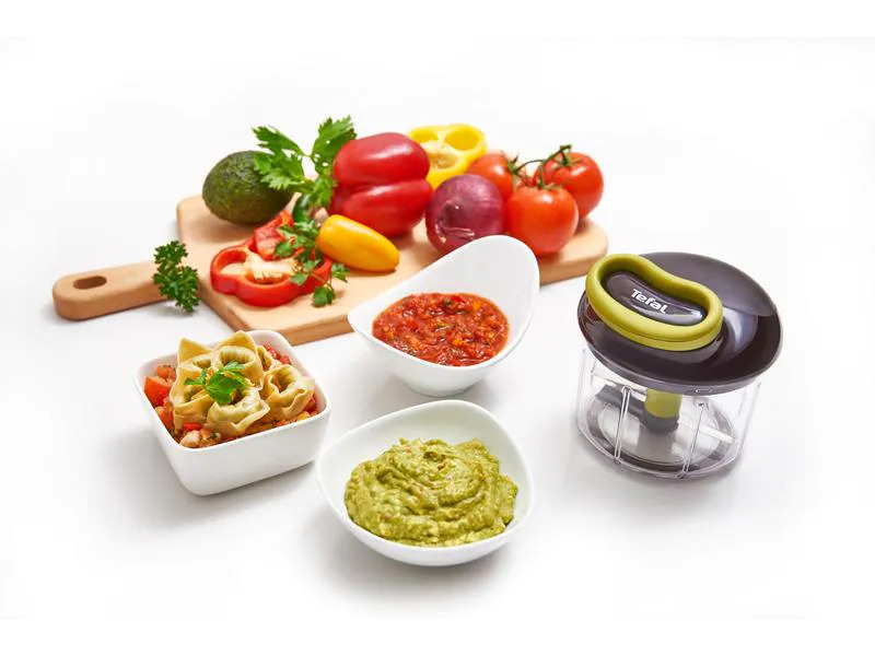 Tefal Hacker Ingenio mit 4 Einsätzen Schwarz
