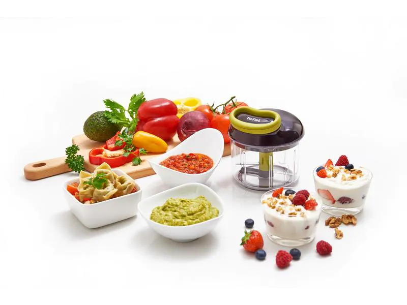 Tefal Hacker Ingenio mit 4 Einsätzen Schwarz