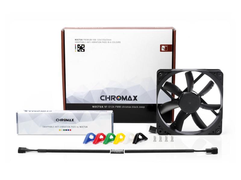 Noctua PC-Lüfter NF-S12A PWM chromax