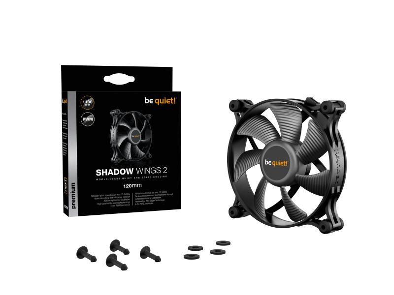 be quiet! PC-Lüfter Shadow Wings 2 120mm PWM