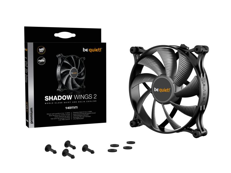 be quiet! PC-Lüfter Shadow Wings 2 140mm PWM