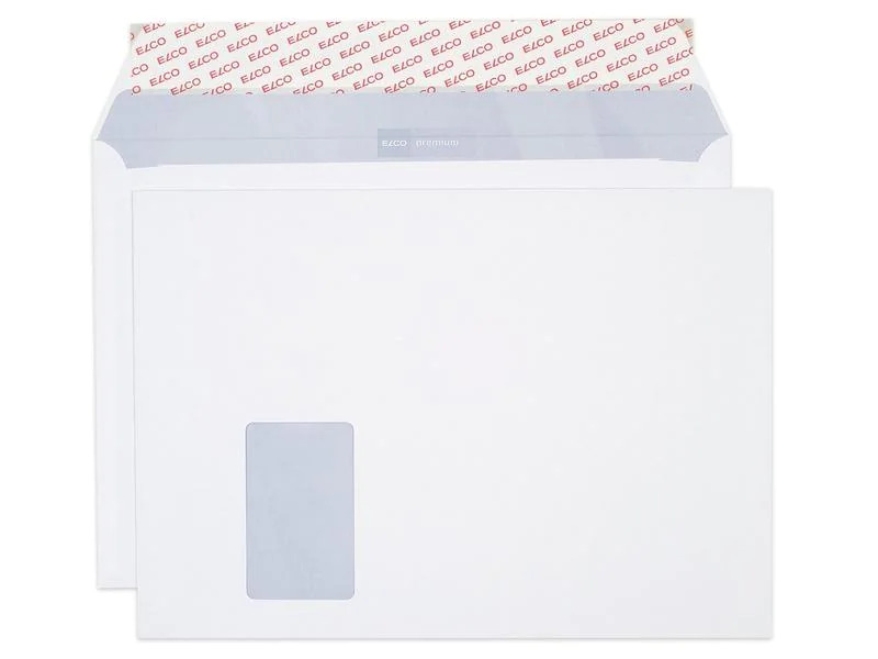ELCO Couvert Office Box C4 mit Fenster links, 50 Stück