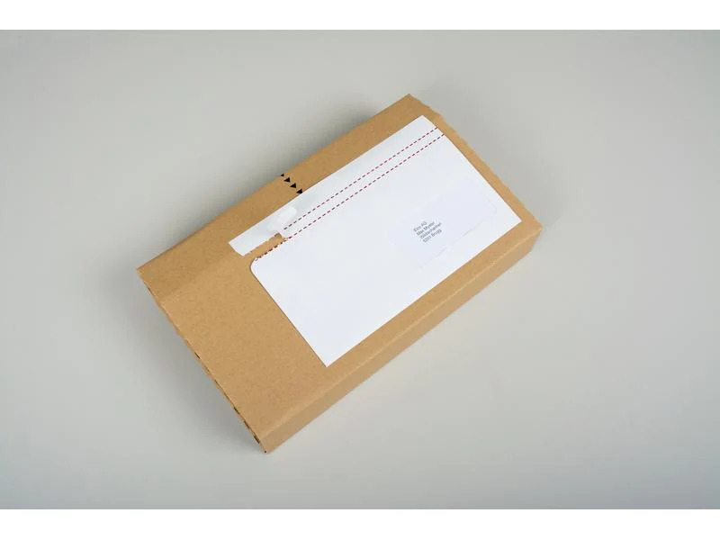 ELCO Dokumententasche aus Papier C5/6 Fenster rechts, 250 Stück