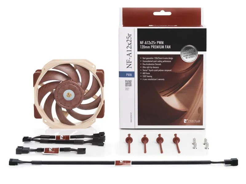 Noctua PC-Lüfter NF-A12x25r PWM