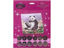 CRAFT Buddy Bastelset Crystal Art Card Panda