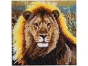 CRAFT Buddy Bastelset Crystal Art Card Resting Lion