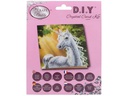 CRAFT Buddy Bastelset Crystal Art Card Sunshine Unicorn