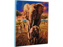 CRAFT Buddy Bastelset Crystal Art Kit Savannah Elephant 30 x 30 cm