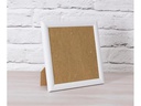 CRAFT Buddy Bastelset Zubehör Crystal Art Frame Weiss 21 x 21 cm