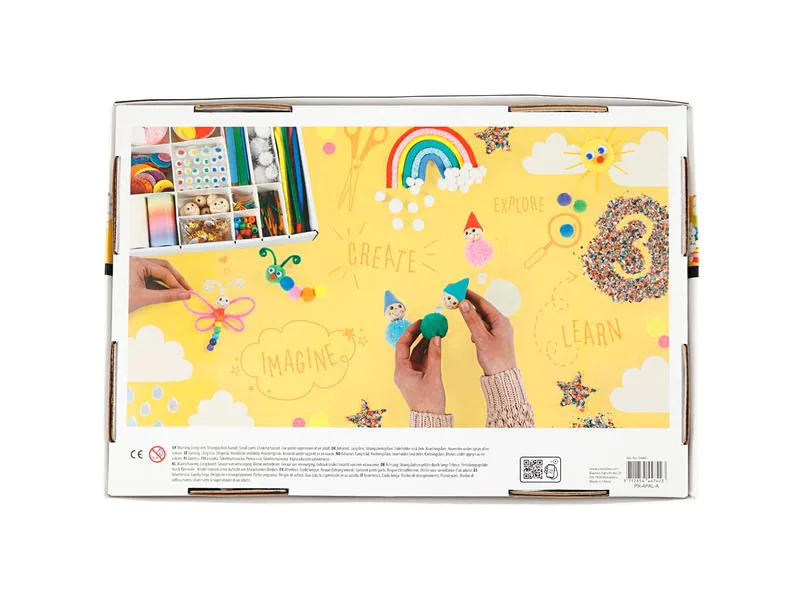 Creativ Company Bastelset Kreativbox Regenbogen 16-teilig