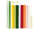 Creativ Company Bastelset Krepppapier Lernset 15-teilig
