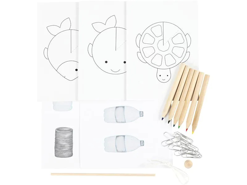 Creativ Company Bastelset Mini Angelspiel 6-teilig